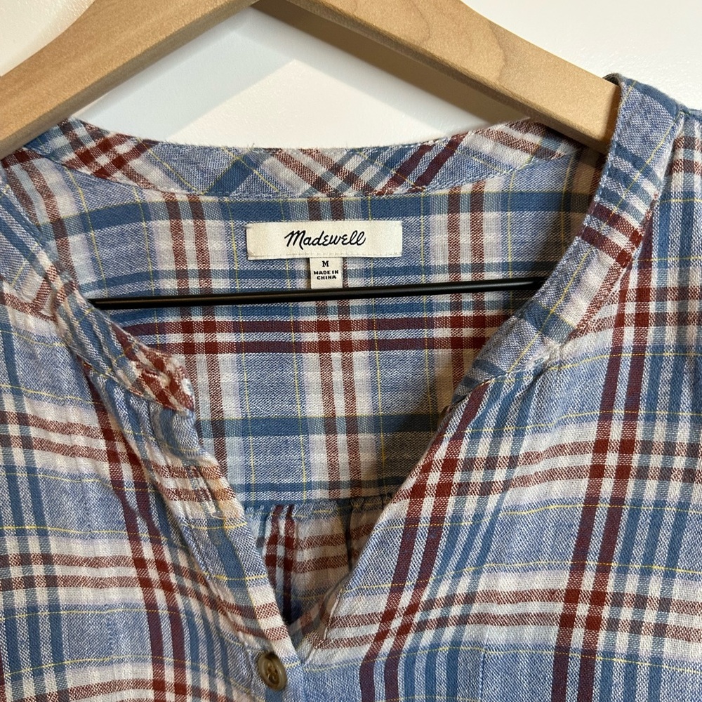 MADEWELL great condition blouse Sizes MEDIUM